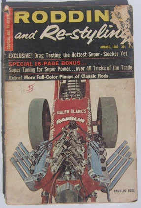 RODDING & RE-STYLING 1963 AUG - MINI MAGAZINE*